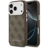 Guess 4G MagSafe dėklas skirtas Apple iPhone 17 Pro rudos spalvos