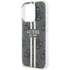 Dėklas GUESS GUHCP15LH4SGK IPHONE 15 PRO 6.1 "Juodas/Juodas HARDCASE IML 4G GOLD STRIPE