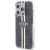 Dėklas GUESS GUHCP15LH4SGK IPHONE 15 PRO 6.1 "Juodas/Juodas HARDCASE IML 4G GOLD STRIPE