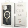 Dėklas GUESS GUHMP15SH4STK IPHONE 15/14/13 6.1 "Juodas / Juodas HARDCASE IML 4G MAGSAFE