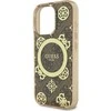 Guess IML 4G Peony MagSafe Apple iPhone 16 Pro Max dėklas telefonui rudos spalvos