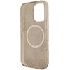 Guess IML 4G Peony MagSafe Apple iPhone 16 Pro Max dėklas telefonui rudos spalvos