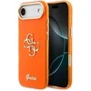 Guess IML 4G Script Metal Logo dėklas skirtas iPhone Air Oranžinis