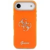 Guess IML 4G Script Metal Logo dėklas skirtas iPhone Air Oranžinis