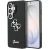 Guess IML 4G Script Metal Logo dėklas skirtas Samsung Galaxy 26 Ultra juodos spalvos