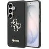 Guess IML 4G Script Metal Logo dėklas skirtas Samsung Galaxy 26 juodos spalvos