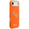 Guess IML 4G Script Metal Logo dėklas skirtas iPhone Air Oranžinis