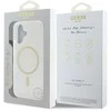 Guess IML Glitter Ring MagSafe Apple iPhone 16 dėklas telefonui skaidrus