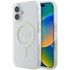 Guess IML Glitter Ring MagSafe Apple iPhone 16 Plus dėklas telefonui skaidrus