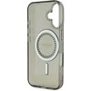 Guess IML Rhinestones MagSafe Apple iPhone 16 – dėklas telefonui juodos spalvos