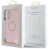 Guess IML Rhinestones MagSafe Apple iPhone 16 - dėklas telefonui rožinės spalvos