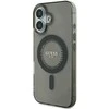 Guess IML Rhinestones MagSafe Apple iPhone 16 – dėklas telefonui juodos spalvos