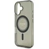 Guess IML Rhinestones MagSafe Apple iPhone 16 – dėklas telefonui juodos spalvos