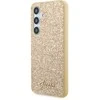 Samsung Galaxy S24 Plus Guess dėklas Glitter Script (GUHCS24MHGGSHD) aukso spalvos