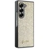 Guess PC/TPU Glitter Flakes Metal Logo Samsung Galaxy Z Fold6 dėklas telefonui aukso spalvos