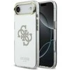 Guess PC/TPU Mirror 4G Glitter Logo MagSafe dėklas skirtas Apple iPhone Air Gold