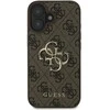 Guess 4G Big Logo Apple iPhone 16 – dėklas telefonui rudos spalvos