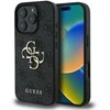 GUESS dėklas skirtas Apple iPhone 16 Pro Max GUHCP16X4GMGGR (4G PU Big Logo) juodos spalvos