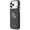 Dėklas GUESS case for IPHONE 17 Pro Max GUHCP17XP4G4SMCK (PU W/ Big 4G Classic Logo) sidabrinis juodas