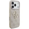 Dėklas Guess PU 4G Metal Logo Case for iPhone 18 Pro Rožinė