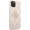 Apple iPhone 13 6,1″ Guess dėklas 4G Big Metal Logo GUHCP13M4GMGPI rožinės spalvos