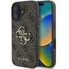 Guess 4G Big Logo Apple iPhone 16 – dėklas telefonui rudos spalvos