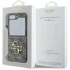 Guess PU 4G Metal Logo Samsung Galaxy Z Flip6 dėklas telefonui rudos spalvos