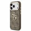 Dėklas Guess PU 4G Metal Logo Strap Case for iPhone 18 Pro Max Brown
