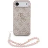 Dėklas Guess PU 4G Metal Logo Strap Case for Apple iPhone Air rožinės spalvos