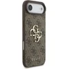 Dėklas „Guess PU 4G“ metalinis logotipo dirželis, skirtas „Apple iPhone Air“, rudos spalvos