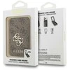 Dėklas „Guess PU 4G Mirror MagSafe“ kortelių stovas, rudas