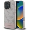 Guess 4G Bottom Stripe Apple iPhone 16 Pro – dėklas telefonui rožinės spalvos