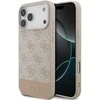 Guess PU 4G Stripe dėklas skirtas Apple iPhone 17 Pro Max Rožinė