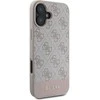 Guess GUHCP16SG4GLPI Apple iPhone 16 6.1″ rožinės spalvos harddėklas 4G Bottom Stripe