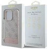 Guess 4G Bottom Stripe Apple iPhone 16 Pro – dėklas telefonui rožinės spalvos