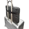 Guess PU 4G Stripe Metal Logo kompiuterio krepšys 14" juodas