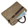 Guess PU 4G Stripe Metal Logo kompiuterio krepšys 14" rudas