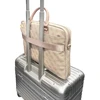 Guess PU 4G Stripe Metal Logo kompiuterio krepšys 14" rožinis