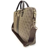Guess PU 4G Stripe Metal Logo kompiuterio krepšys 14" rudas