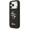Dėklas Guess PU Fixed Glitter 4G Metal Logo Case for iPhone 18 Pro Juodas