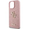 Guess Fixed Glitter Big 4G Apple iPhone 16 Pro – dėklas telefonui rožinės spalvos
