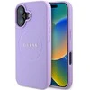 Guess PU Grained Classic Logo MagSafe Apple iPhone 16 dėklas telefonui violetinės spalvos