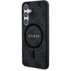 Guess 4G Collection Leather Metal Logo MagSafe – dėklas skirtas Samsung Galaxy S24 juodas
