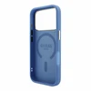 Guess Embossed 4G Classic MagSafe dėklas skirtas iPhone 18 Pro Max / iPhone 17 Pro Max mėlynas