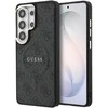 Guess PU Leather 4G Gold Frame Magnetic dėklas skirtas Samsung Galaxy S26 Ultra juodos spalvos