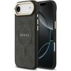 Guess PU Leather 4G Gold Frame MagSafe dėklas skirtas Apple iPhone 17 Air juodos spalvos
