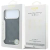 Guess PU odos, 4G Gold Frame MagSafe dėklas iPhone 18 Pro Max, juodos spalvos