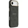 Guess PU Leather 4G Gold Frame MagSafe dėklas skirtas Apple iPhone 17 Air juodos spalvos