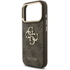 Dėklas Guess 4G Big 4G Classic Logo do iPhone 18 Pro / 17 Pro ruda auksinė