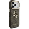 Dėklas Guess 4G Big 4G Classic Logo do iPhone 18 Pro / 17 Pro ruda auksinė